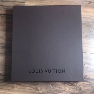 Louis Vuitton empty brown box